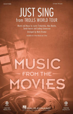 Hal Leonard - Just Sing (from Trolls World Tour) - Brymer - 3pt Mixed