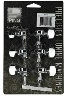 P2650 Standard 3+3 Sealed-Gear Tuning Machines - Chrome