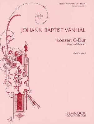 Simrock - Concerto in C - Vanhal/Schwamberger - Bassoon/Piano - Book