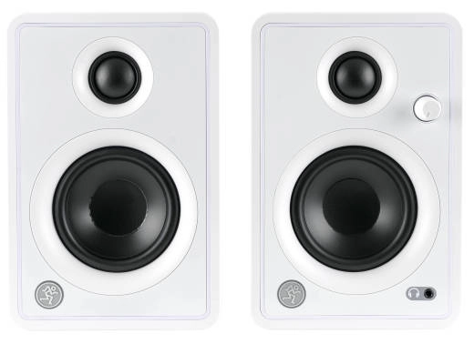 CR3-X 3\'\' Multimedia Monitors (Pair) - Limited Edition White