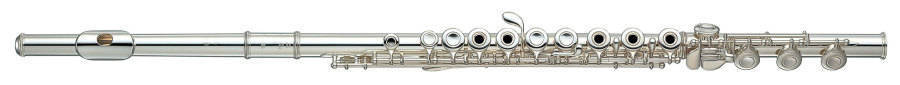 Intermediate Flute - In-line  - Sterling Silver