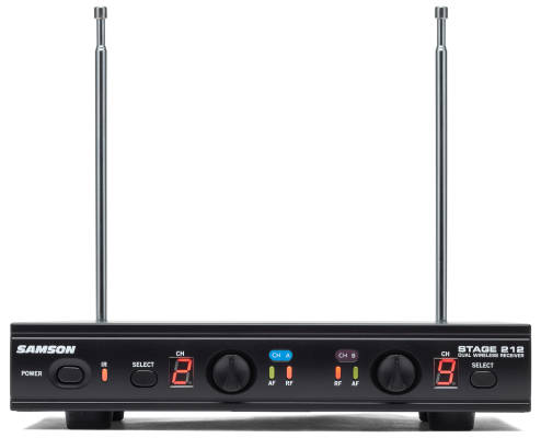 Stage 212 Frequency-Agile Dual-Channel Handheld VHF Wireless System - E (173 - 198 MHz)
