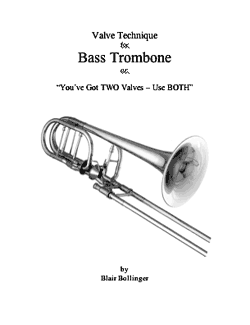 Valve Technique for Bass Trombone - Bollinger - Book