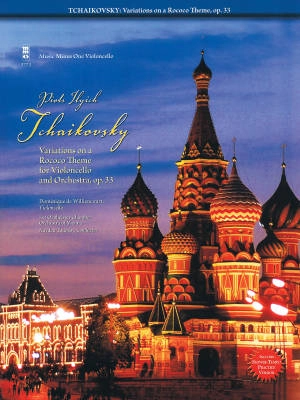 Music Minus One - Variations on a Rococo Theme, Op. 33 - Tchaikovsky - Cello - Book/CD