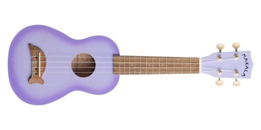 Makala - Dolphin Soprano Ukulele - Purple Burst