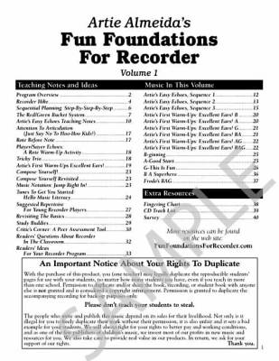 Fun Foundations For Recorder, Vol. 1 - Almeida/Jennings - Kit/CD
