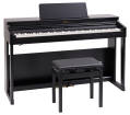 Roland - RP701 Digital Piano with Stand and Bench - Charcoal Black