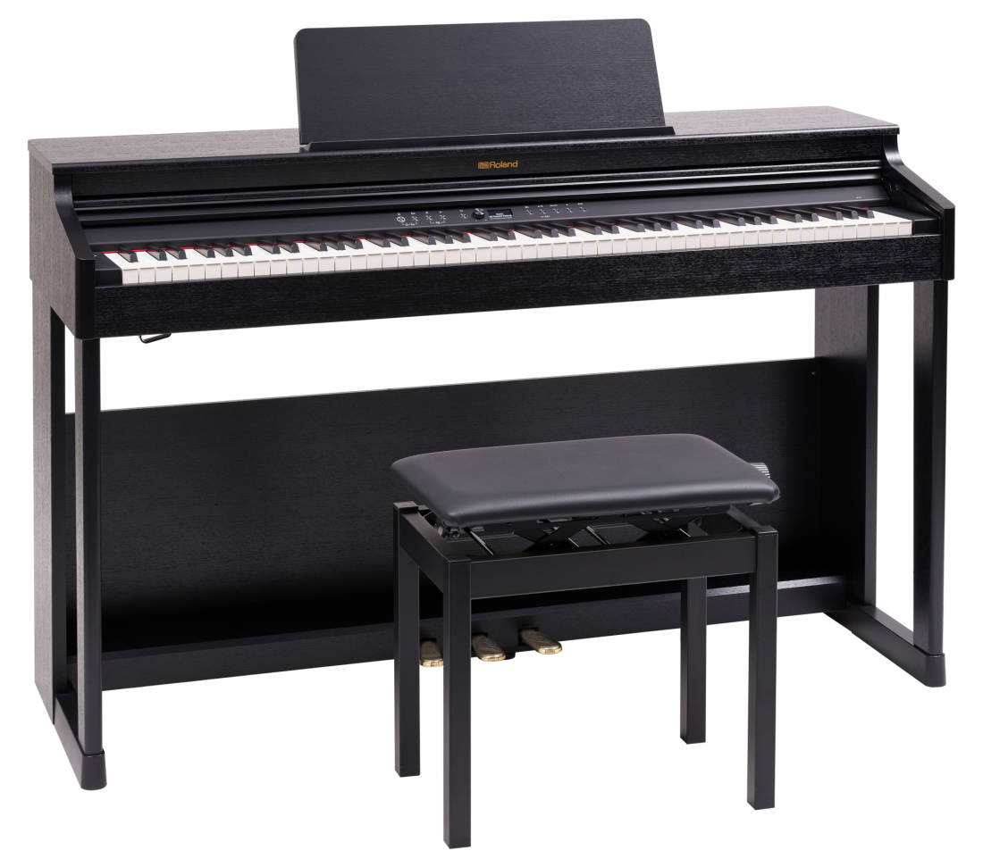 RP701 Digital Piano with Stand and Bench - Charcoal Black