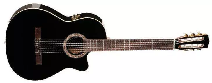 Hybrid CW Nylon/Electric Guitar - Black