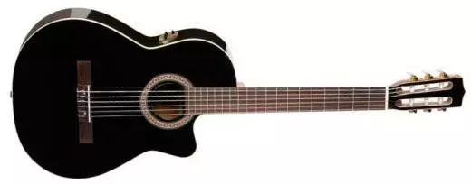 Hybrid CW Nylon/Electric Guitar - Black