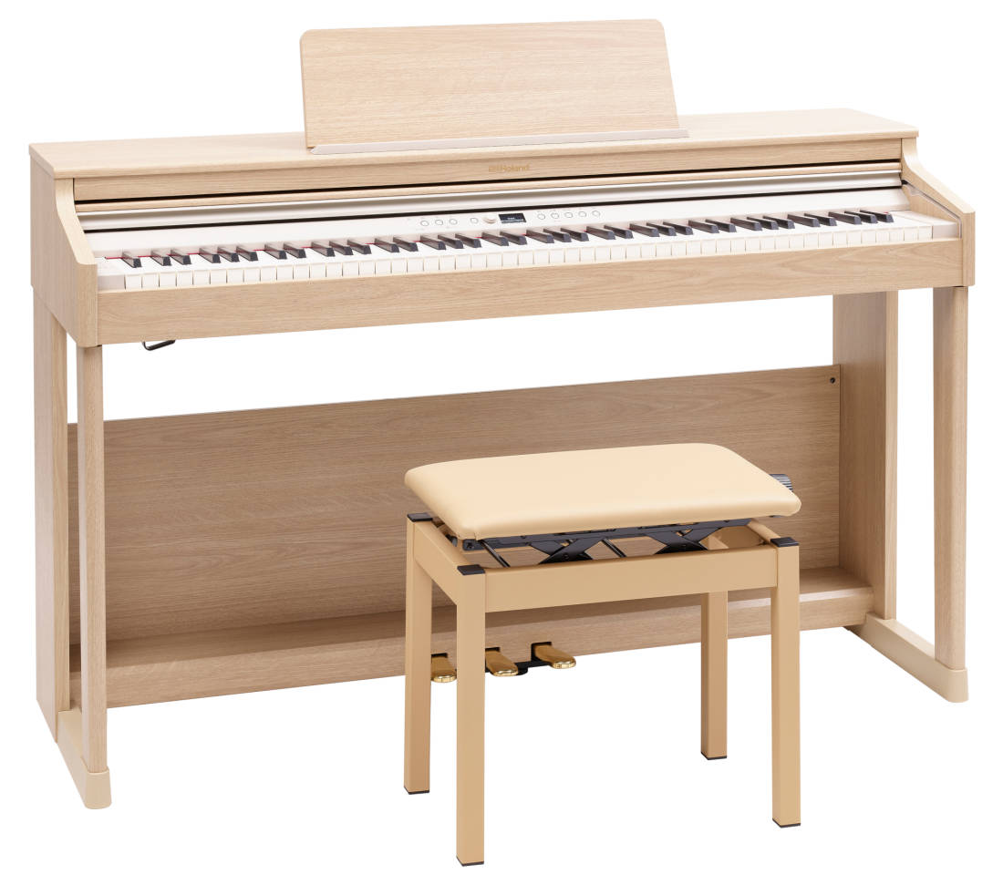 RP701 Digital Piano with Stand and Bench - Light Oak