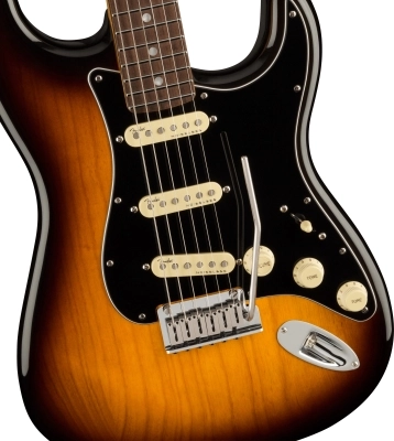 American Ultra Luxe Stratocaster, Rosewood Fingerboard - 2-Colour Sunburst