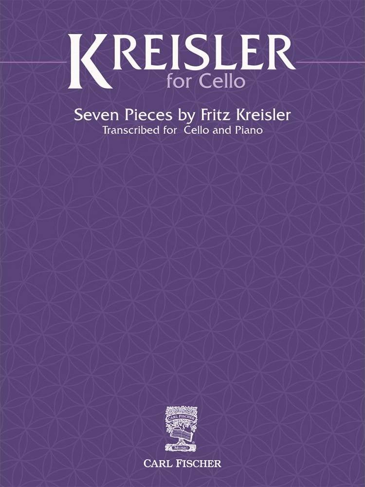Kreisler for Cello: Seven Pieces by Fritz Kreisler - Cello - Book