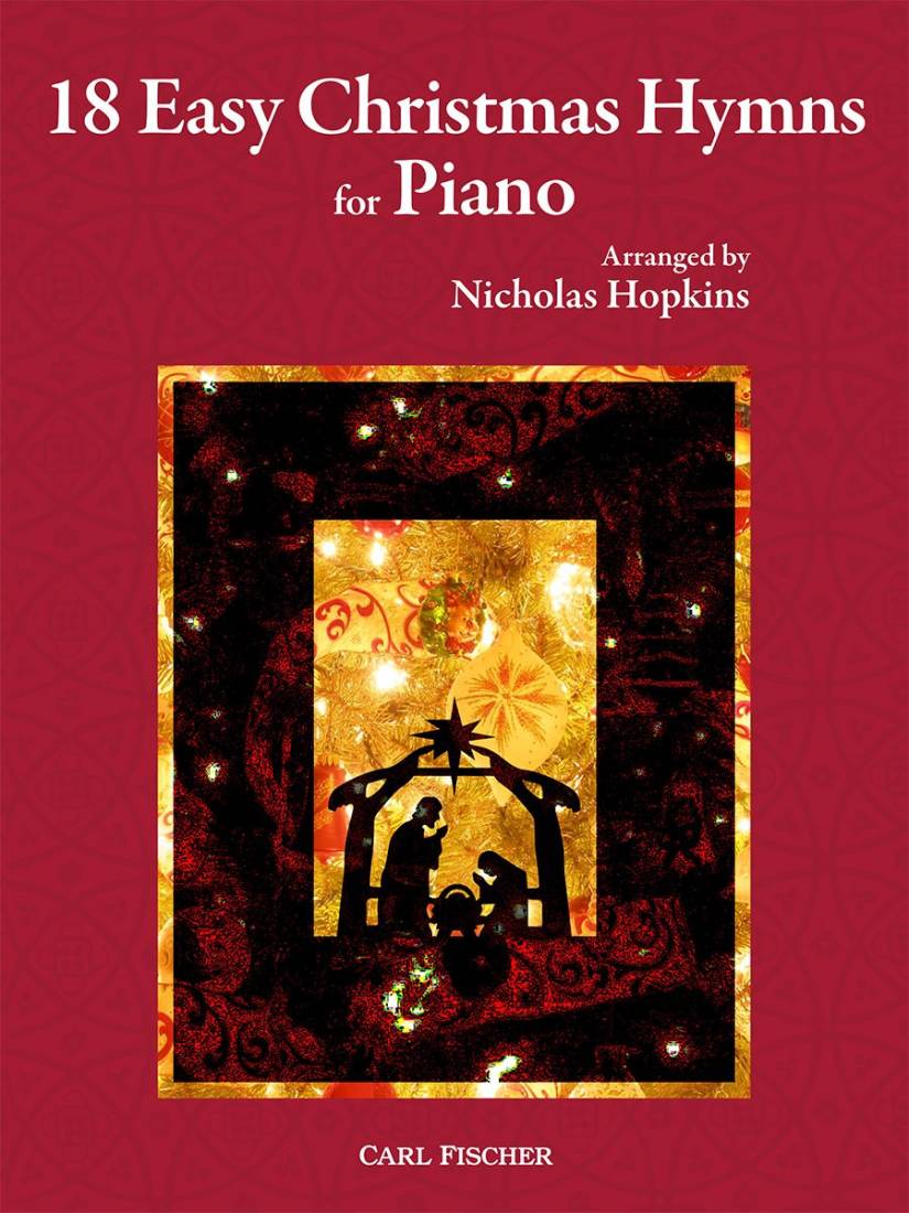 18 Easy Christmas Hymns for Piano - Hopkins - Piano - Book
