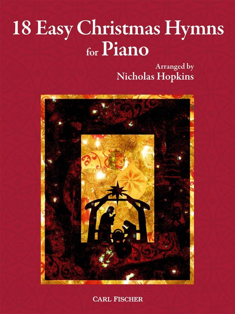 18 Easy Christmas Hymns for Piano - Hopkins - Piano - Book