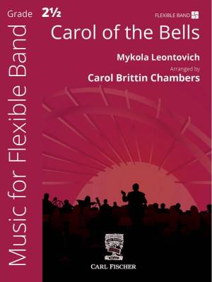 Carol of the Bells - Leontovich - Concert Band (Flex) - Gr. 2.5