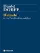 Theodore Presser - Ballade - Dorff - Alto Flute/Bass Flute/Piano - Sheet Music