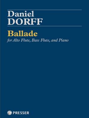 Ballade - Dorff - Alto Flute/Bass Flute/Piano - Sheet Music