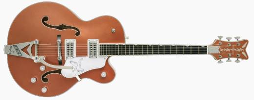 Gretsch Guitars - G6136T Limited Edition Falcon with Bigsby, Ebony Fingerboard - Two-Tone Copper/Sahara Metallic