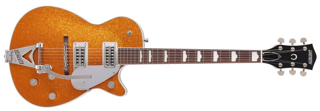 G6129T-89VS Vintage Select 89 Sparkle Jet with Bigsby, Rosewood Fingerboard - Gold Sparkle