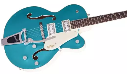 G5410T Limited Edition Electromatic Tri-Five Hollow Body Single-Cut with Bigsby, Rosewood Fingerboard - Two-Tone Ocean Turquoise/Vintage White