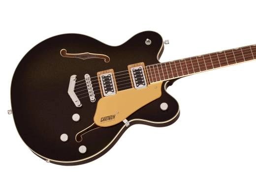 G5622 Electromatic Center Block Double-Cut with V-Stoptail, Laurel Fingerboard - Black Gold