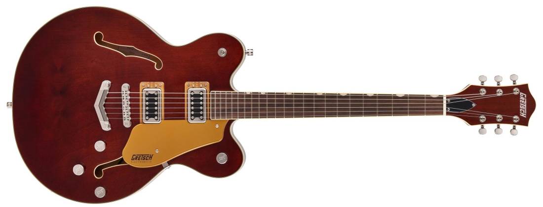 G5622 Electromatic Center Block Double-Cut with V-Stoptail, Laurel Fingerboard - Aged Walnut