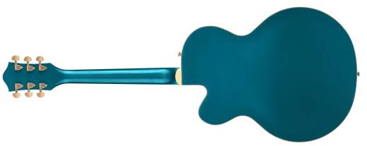 G2410TG Streamliner Hollow Body Single-Cut with Bigsby and Gold Hardware, Laurel Fingerboard - Ocean Turquoise