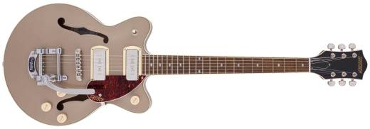 Gretsch Guitars - G2655T-P90 Streamliner Center Block Jr. Double-Cut P90 with Bigsby,Laurel Fingerboard - Two-Tone Sahara Metallic and Vintage Mahogany Stain