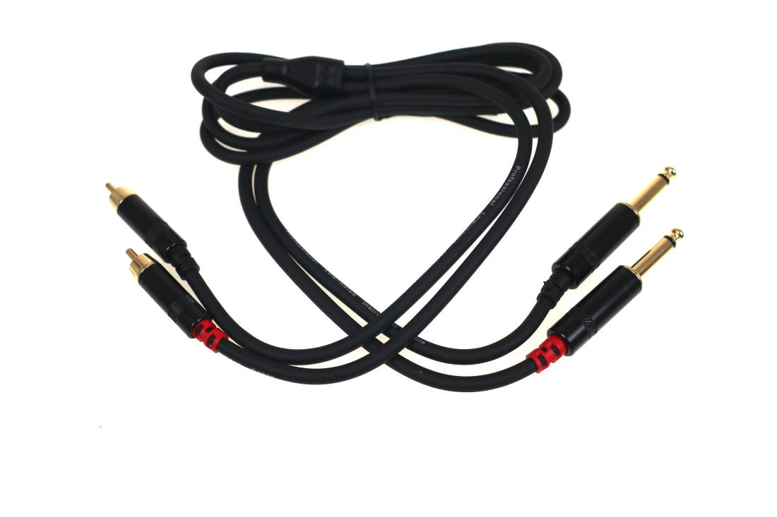 Link Audio Premium Dual RCA to 1/4 Cable - 6 Foot