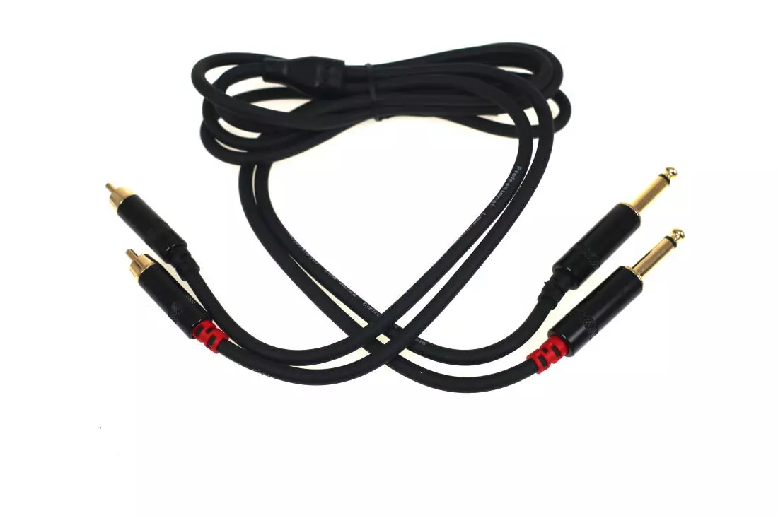 Link Audio Premium Dual RCA to 1/4 Cable - 6 Foot