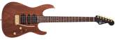 Charvel Guitars - MJ DK24 HSH 2PT E Mahogany with Figured Walnut, Streaky Ebony Fingerboard - Natural