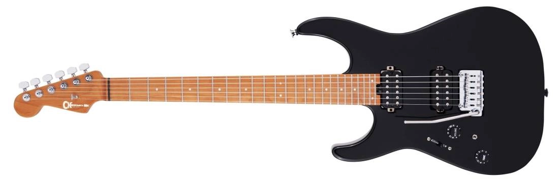 Pro-Mod DK24 HH 2PT CM LH, Caramelized Fingerboard - Gloss Black