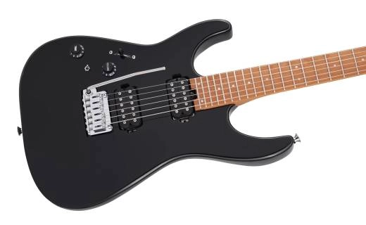 Pro-Mod DK24 HH 2PT CM LH, Caramelized Fingerboard - Gloss Black