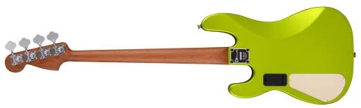 Pro-Mod San Dimas Bass PJ IV, Caramelized Maple Fingerboard - Lime Green Metallic