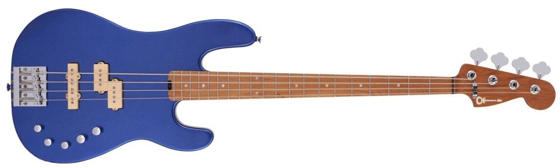Pro-Mod San Dimas Bass PJ IV, Caramelized Maple Fingerboard - Mystic Blue