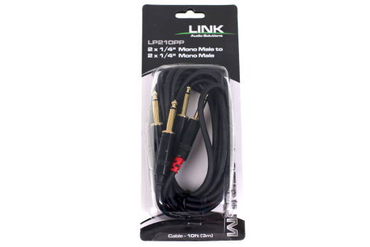 Link Audio Premium Dual 1/4- to 1/4 Cable - 10 foot