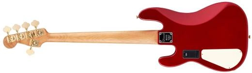 Pro-Mod San Dimas Bass JJ V, Caramelized Maple Fingerboard - Candy Apple Red