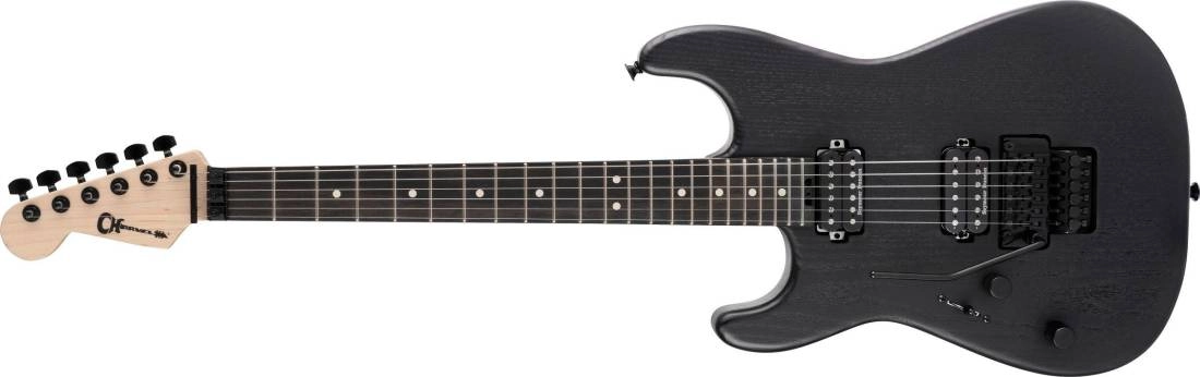 Pro-Mod San Dimas Style 1 HH FR E LH Sassafras, Ebony Fingerboard - Satin Black