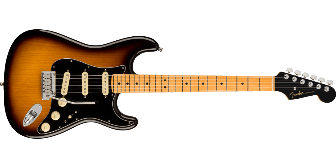 American Ultra Luxe Stratocaster, Maple Fingerboard - 2-Colour Sunburst