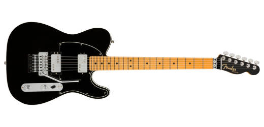 Fender - American Ultra Luxe Telecaster Floyd Rose HH, Maple Fingerboard - Mystic Black