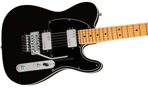 American Ultra Luxe Telecaster Floyd Rose HH, Maple Fingerboard - Mystic Black