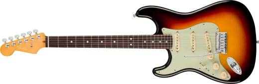 Fender - Stratocaster American Ultra gauchere, touche en palissandre - Ultra Burst