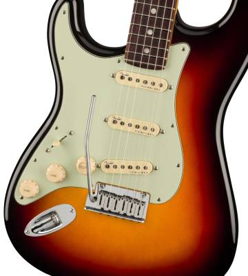 American Ultra Stratocaster Left-Hand, Rosewood Fingerboard - Ultraburst
