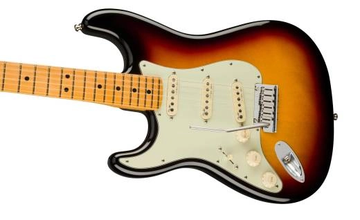 American Ultra Stratocaster Left-Hand, Maple Fingerboard - Ultraburst