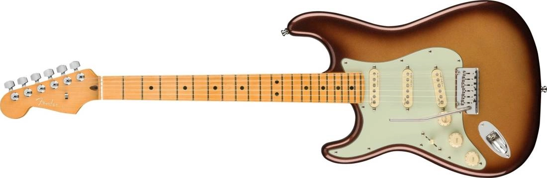 American Ultra Stratocaster Left-Hand, Maple Fingerboard - Mocha Burst