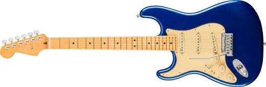 Fender - American Ultra Stratocaster Left-Hand, Maple Fingerboard - Cobra Blue