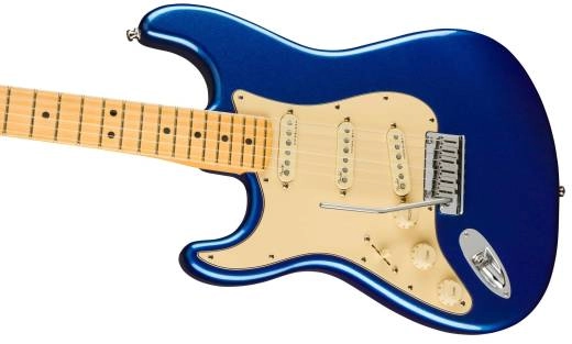 American Ultra Stratocaster Left-Hand, Maple Fingerboard - Cobra Blue