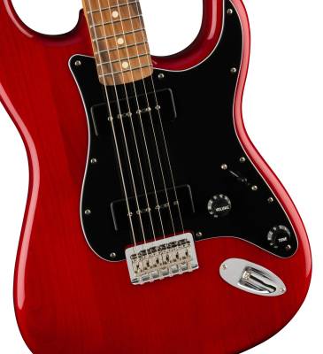 Noventa Stratocaster, Pau Ferro Fingerboard - Crimson Red Transparent