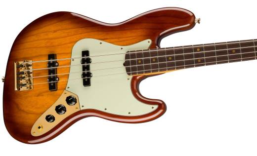 75th Anniversary Commemorative Jazz Bass, Rosewood Fingerboard - 2-Colour Bourbon Burst